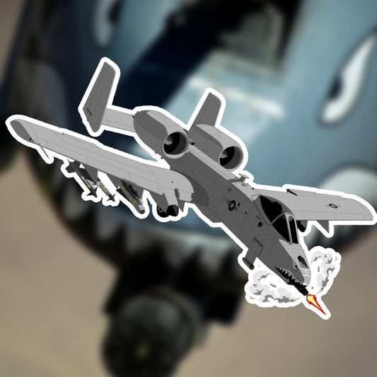 A-10 Warthog 3" Vinyl Sticker